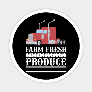 Farm Fresh Produce T Shirt For Women Men Magnet